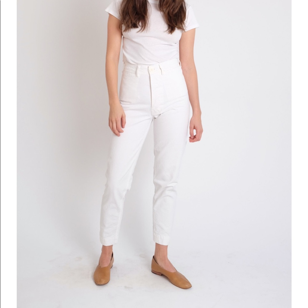Jesse Kamm Ranger Pants - Salt White